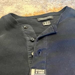 Men’s Vintage Oversized Henley Scotch and Soda